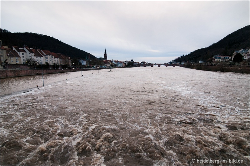 Höchster Schifffahrtswasserstand in Heidelberg Höchster Schifffahrtswasserstand in Heidelberg